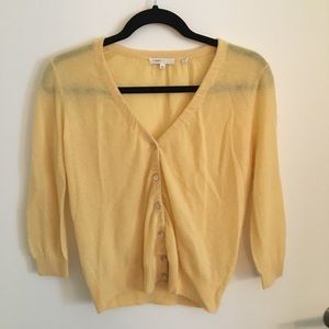 Vince Ruched Cashmere Cardigan